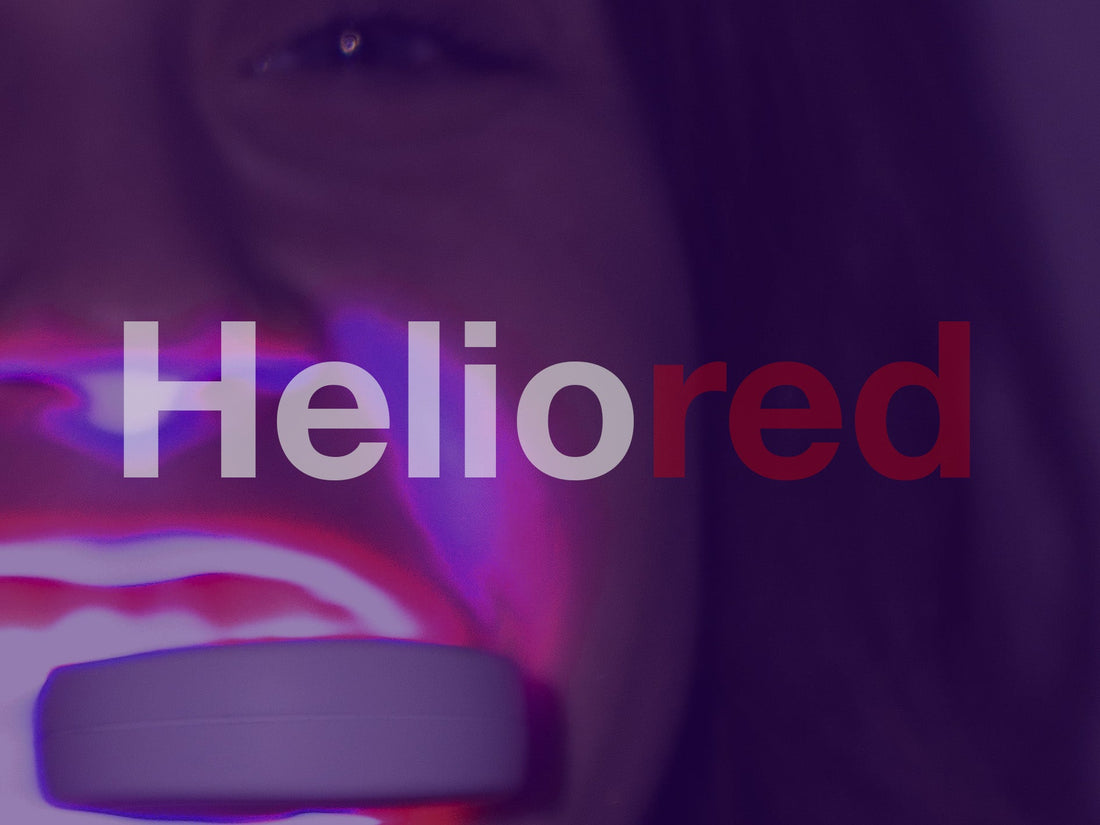 Heliored red light therapy mouthpiece supporting gum health and oral inflammation